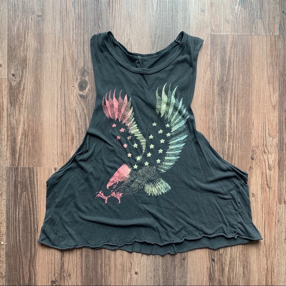 🛑SOLD🛑Brandy Melville American Eagle Muscle Tee